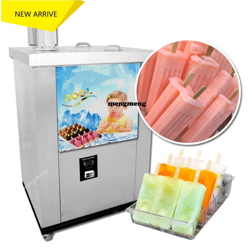 Food Snacks Making Machine - เครื่องทำไอติมแท่งสแตนเลสเชิงพาณิชย์ ระบบระบายความร้อนด้วยอากาศ ขนาดเล็ก สำหรับโรงงานผลิตอาหารว่าง