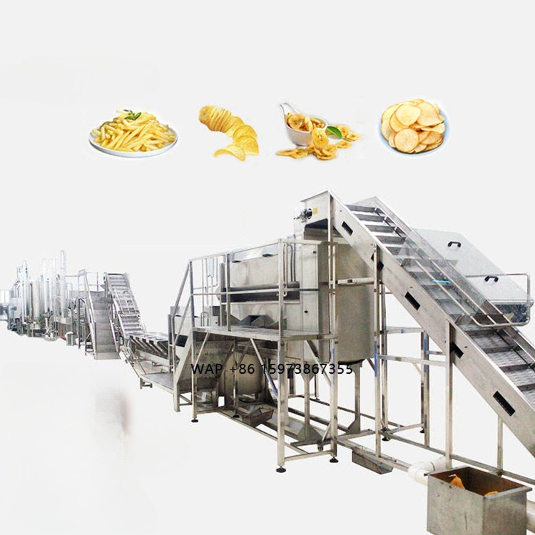 Food Snacks Making Machine - เครื่องผลิตมันฝรั่งทอดแบบอัตโนมัติเต็มรูปแบบสำหรับขนมขบเคี้ยว