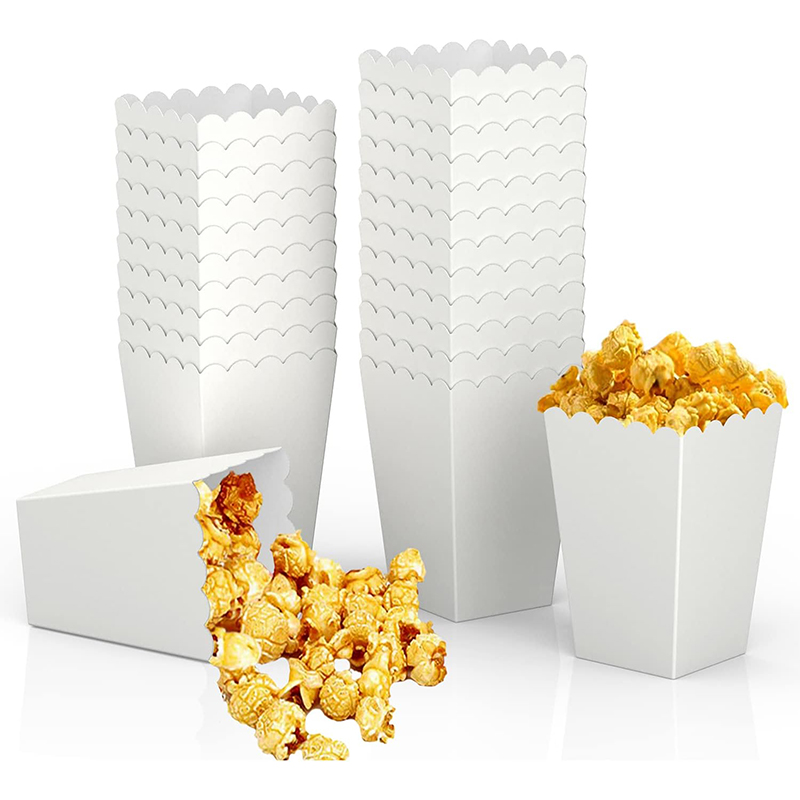 Food Snacks Party - 12 ชิ้นกระดาษ Candy กล่อง Popcorn กล่อง