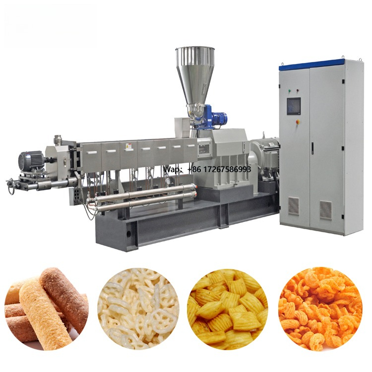 Food Snacks Making Machine - สายการผลิตขนมขบเคี้ยวคุณภาพสูง ราคาโรงงาน พร้อมอุปกรณ์ใหม่ เครื่องทำขนมขบเคี้ยว สายการผลิตขนมขบเคี้ยว