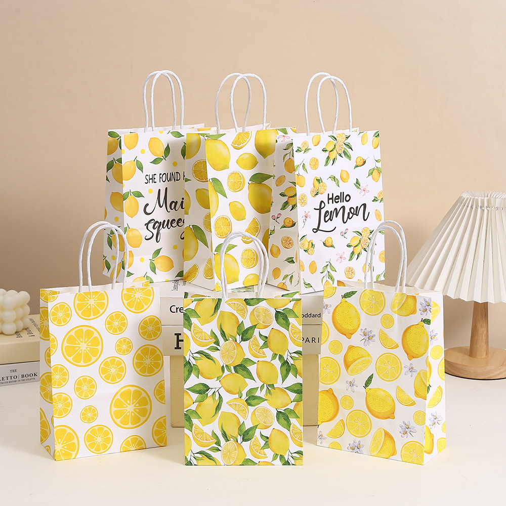 Food Snacks Party - 6 ชิ้น Tropical ฤดูร้อน Hello Lemon