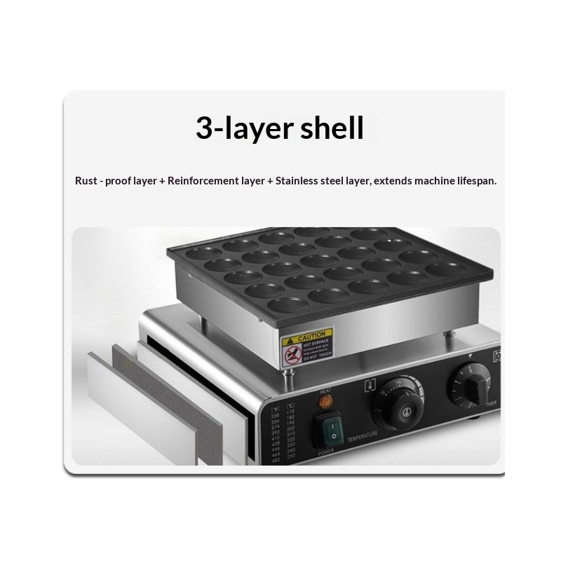 เครื่องทำแพนเค้กไฟฟ้าแบบไม่ติด - Food Snacks Making Machine บทวิจารณ์และราคา
