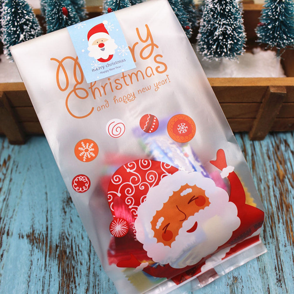 ถุงบรรจุอาหารคริสต์มาสลายซานตา - Xmas Food Snacks บทวิจารณ์และราคา