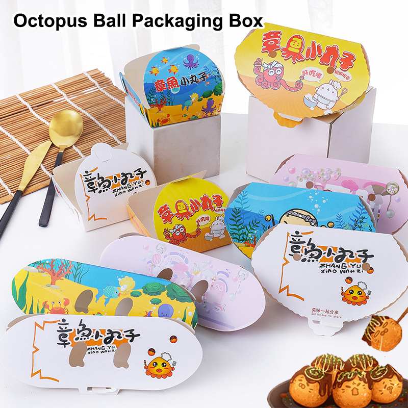 กล่องบรรจุภัณฑ์ทาโกะยากิแบบใช้ - Food Snacks Party บทวิจารณ์และราคา