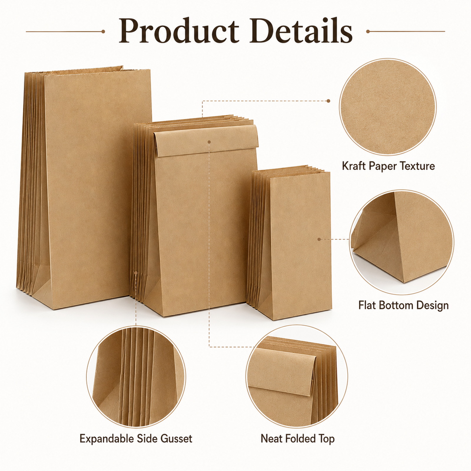 ถุงกระดาษคราฟท์สีน้ำตาลรักษ์โล - Food Snacks Party บทวิจารณ์และราคา