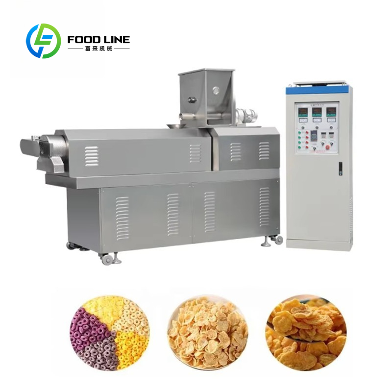 เครื่องทำคอร์นเฟลกอัตโนมัติแบบ - Food Snacks Making Machine บทวิจารณ์และราคา