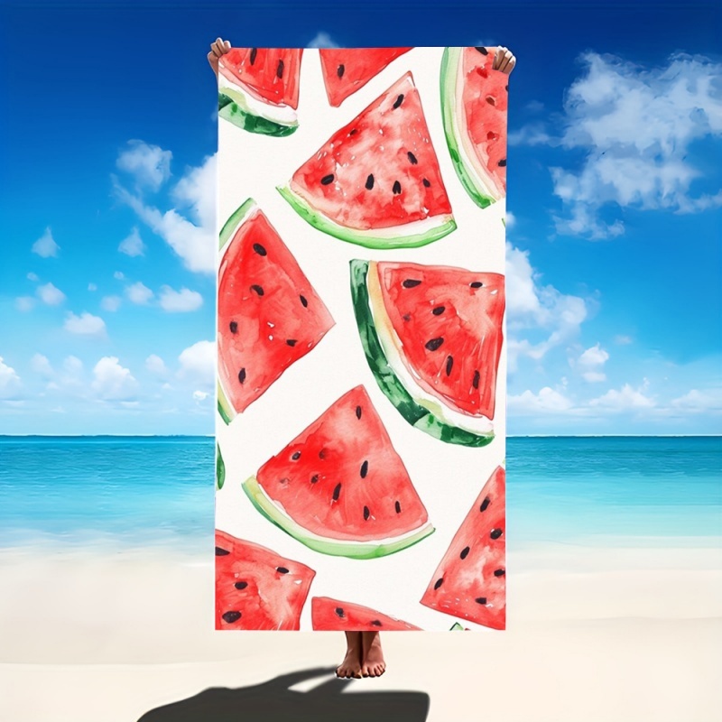 ผ้าเช็ดตัวชายหาดพิมพ์ลายสีน้ำม - Dried Mango Slice บทวิจารณ์และราคา