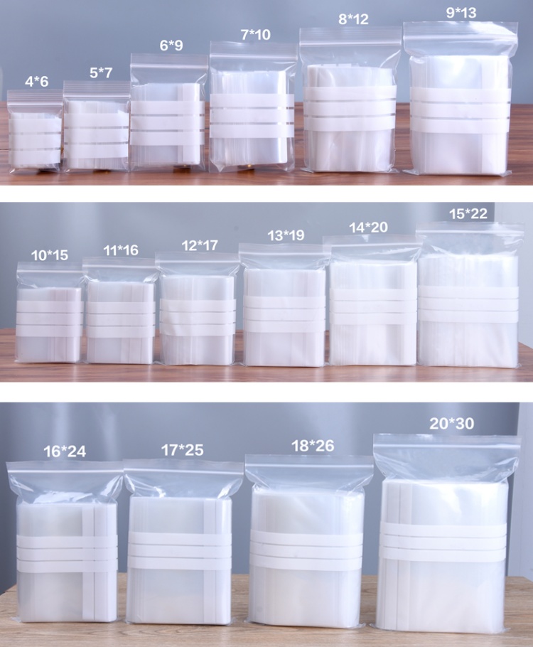 ถุงซิปล็อคใสพลาสติก PE 200 ชิ้ - Food Snacks Party บทวิจารณ์และราคา