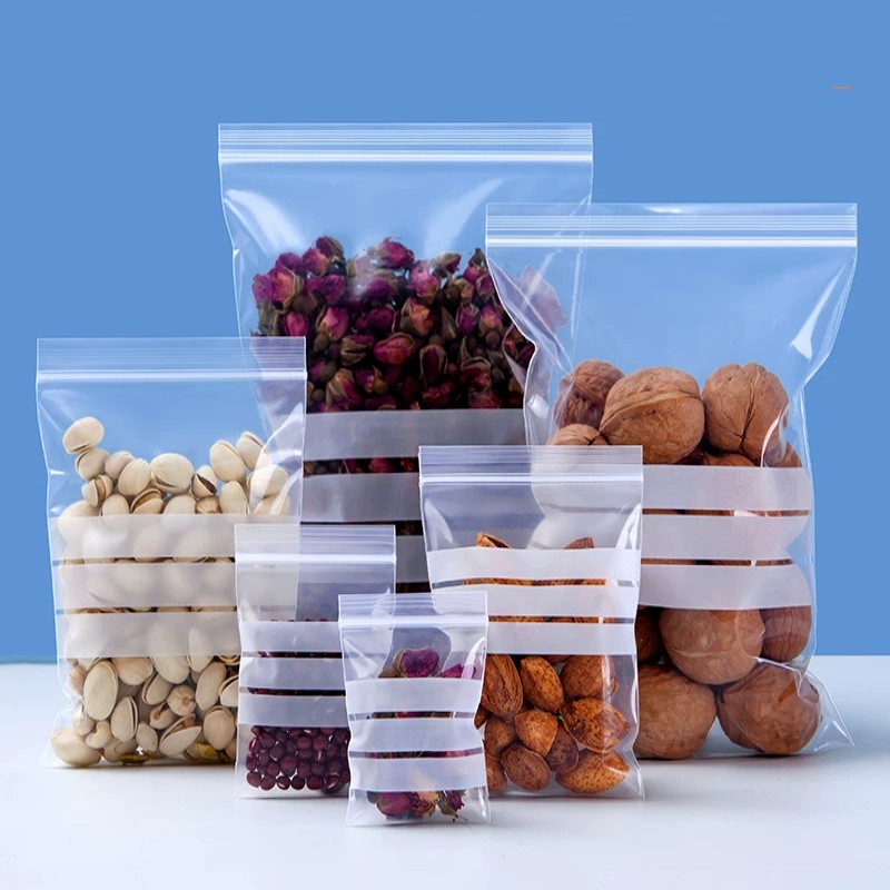 ถุงซิปล็อคใสพลาสติก PE 200 ชิ้ - Food Snacks Party บทวิจารณ์และราคา