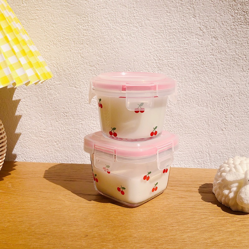 กล่องเล็กปิดผนึกลายเชอร์รี่เกา - Korean Food Snacks บทวิจารณ์และราคา