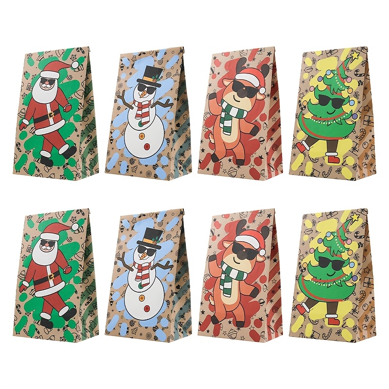 ถุงกระดาษคริสต์มาส 24 ชิ้น ถุง - Xmas Food Snacks บทวิจารณ์และราคา