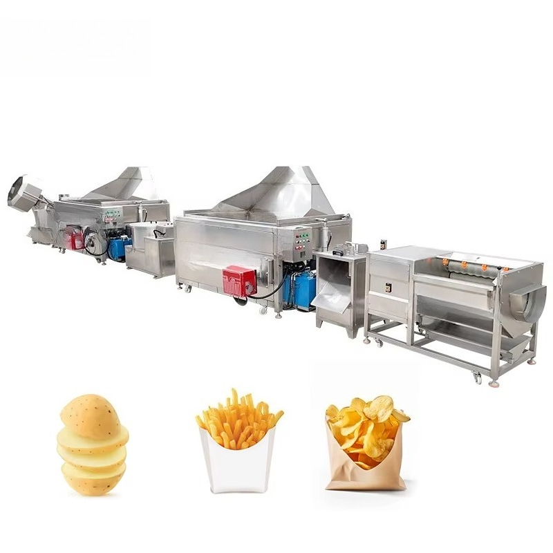 เครื่องทอดมันฝรั่งทอดแบบกึ่งอั - Food Snacks Online บทวิจารณ์และราคา
