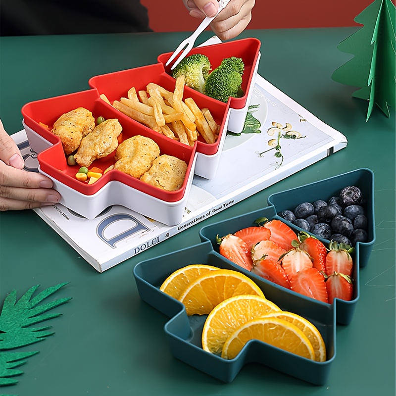 ถาดตกแต่งอาหารรูปต้นคริสต์มาส  - Xmas Food Snacks บทวิจารณ์และราคา