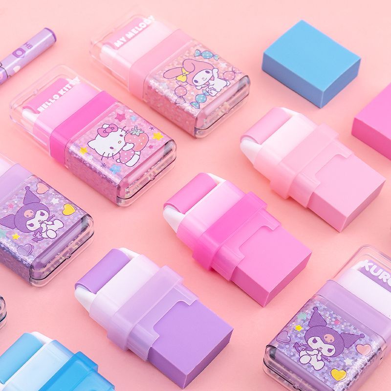Sanrio All-Starยางลบสําหรับนัก - Korean Food Snacks บทวิจารณ์และราคา